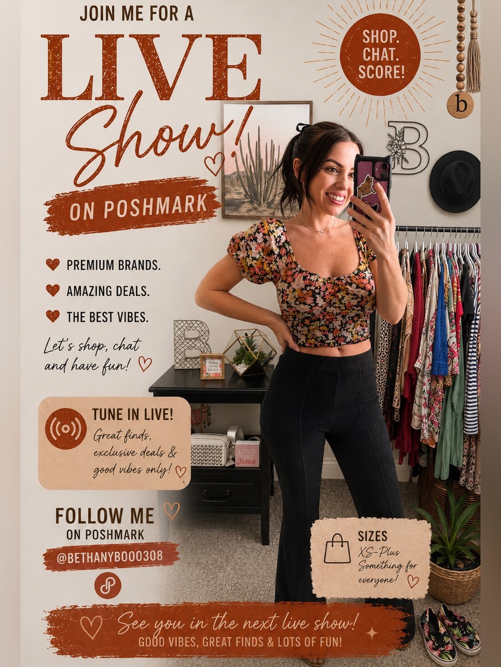 Bethany Boo is Live! 💕 LIKE TO BE NOTIFIED! 🌻